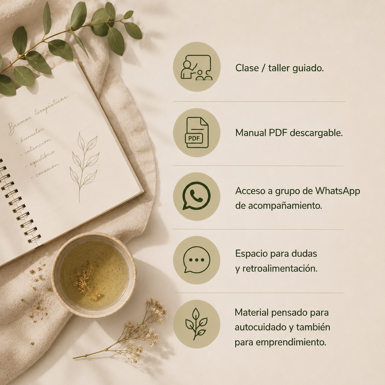 Taller de Brumas Terapéuticas y Energéticas